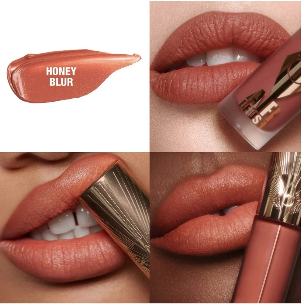 CHARLOTTE TILBURY Airbrush Flawless Matte Lip Blur Liquid Lipstick - HONEY BLUR